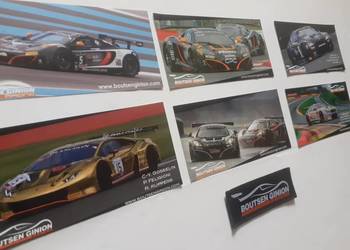 karty Boutsen Racing-Lamborghini, McLaren, BMW karty Boutsen Racing-Lamborghini, McLaren, BMW
