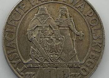 Srebrna moneta 100 zł 1966 Mieszko i Dąbrówka PRL – Tysiąclecie Ag 900