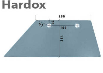 Lemiesz 14” 300ha! HARDOX 3351957/L WG10BL do pługa LEMKEN