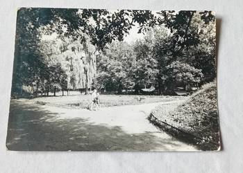 Pocztówka: Kluczbork, fragment parku miejskiego. RUCH/PTTK, 1963 r. Pocztówka: Kluczbork, fragment parku miejskiego. RUCH/PTTK, 1963 r.