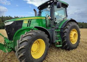 John Deere 7230 r, 9.0 L  ,przedni WOM, TUZ, pneumatyka, Fendt 824