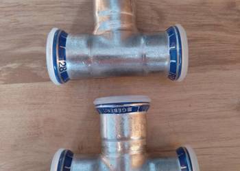 Trójnik - GEBERIT Mapress Edelstahl - d28-d28-d28