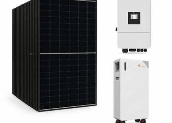 Zestaw fotowoltaiczny hybrydowy 12 kWp - falownik DEYE SG05LP3 1