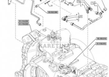 New Holland T6090 T6070 Zawór hamulca 48096351