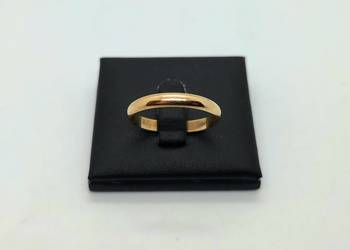 Złota obrączka próby 585 - 3,23g (Rozmiar 27)