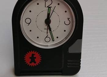 Zegar budzik kwarcowy na biurko składany ciekawy vintage PRL