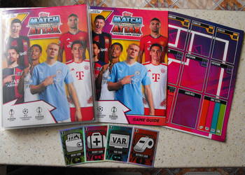 topps Match Attax Champions League 2024 komplet kart + album
