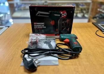 Lutownica pistoletowa Parkside PLPD 60 A1 z podajnikiem cyny