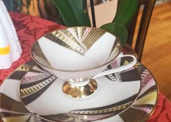 Filiżanka z talerzykiem śniadanie. Elfenbein.Bavaria.Germany