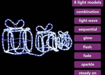 vidaXL Dekoracja świąteczna: prezenty ze 180 LED(SKU:329826)