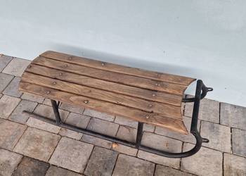 Sanki dziecięce stare z PRL-u