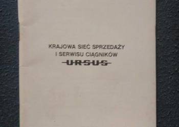 Ursus książka krajowy dział sprzedaży oryginalna
