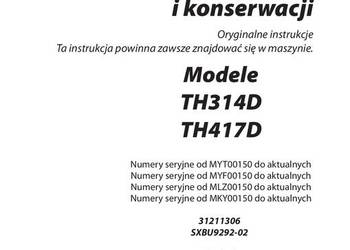 Caterpillar TH314D TH317D Ładowarka teleskopowa DTR Instrukcja obsługi