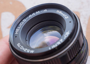 Obiektyw Helios 44M-4 58mm f/2 M42 Portret (serwis - nowy japoński smar)