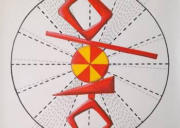 Obraz rysunek abstrakcja geometryczna