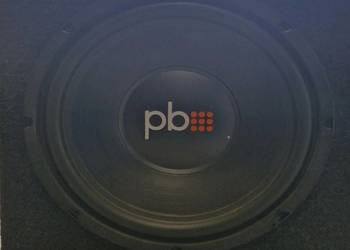 Subwoofer samochodowy PowerBass S10C BassBox | Skrzynia zamknięta MDF