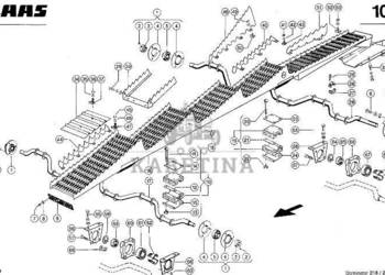 Claas Mega 208 218 350 270 Dominator 108 Wytrząsacz Klawisz Wytrząsacza 00…