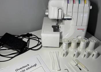 Overlock 4-nitkowy Gritzner 788 + akcesoria