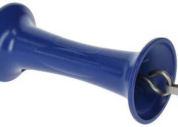 Uchwyt bramowy premium, niebieski, linka/drut 4499185