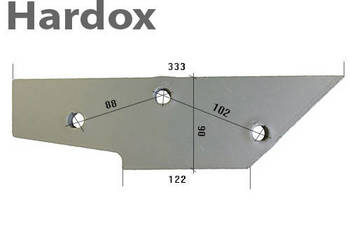 Płoza długa HARDOX 24061915/L części do pługa STEENO