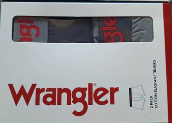 WRANGLER bokserki męskie 2-pak, rozmiar M (84-89 cm), 95% bawełna