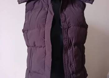 Bezrękawnik puchowy z kapturem