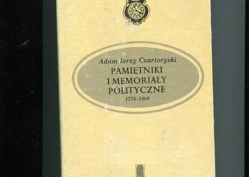 Pamiętniki i memoriały polityczne 1776-1809 - Czartoryski