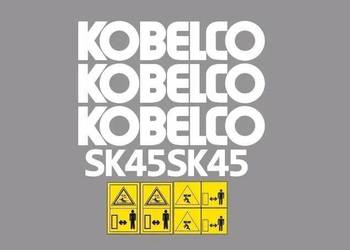 Naklejki oklejenie KOBELCO SK45 Zamiennik