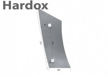 Pierś HARDOX 900649/P części do pługa DOWDESWELL