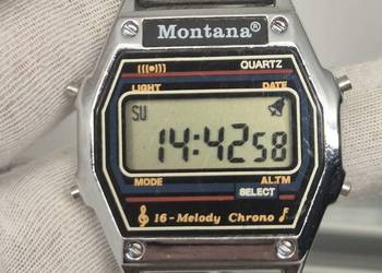 Kolekcjonerski zegarek *Montana* z lat 80'