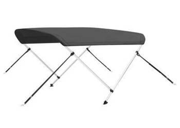 vidaXL Bimini, daszek do łodzi z 2 pałąkami, antracyt, 180x150x11(sku93131)