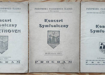 Koncert symfoniczny Państwowa Filharmonia Śląska w Stalinogr