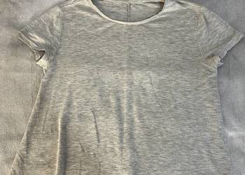 Szara bluzka / koszulka / t-shirt z krótkim rękawem