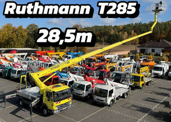Mercedes Atego Ruthmann T 285 ( wysokość -28,5m bok 21,1m kosz-320kg ) Zwy…