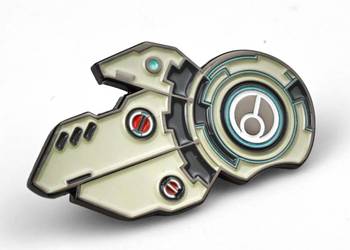 Riptide Shield Generator | 5 cm | Metal | Przypinka | Warhammer 40k