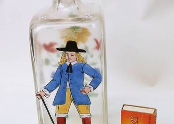 Fritz Hecker - Karafka Szkło Emalia