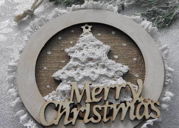 Zawieszka medalion, boho, rękodzieło, prezent, święta BN