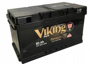 Akumulator Viking Bronze 12V 80Ah 760A P+