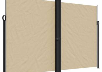 vidaXL Zwijana markiza boczna, beżowa, 220x1200 cm(SKU:4004870)