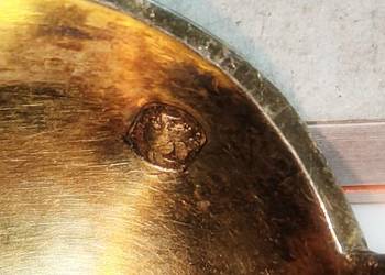 Komplet srebrnych łyżeczek złocononych! Piękne!