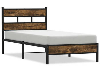 Łóżko z wezgłowiem bez materaca dąb sonoma 75x190 cm WM-4017190