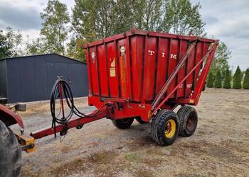 Przyczepa przeladowcza wysokiego wywrotu tandem TIM 6 T wywrotka