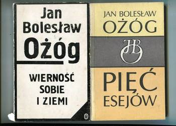 Wierność sobie i ziemi + Pięć esejów  - Jan Bolesław Ożóg