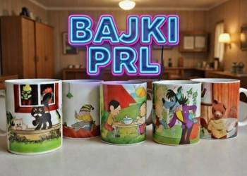 Zestaw Prezentowy Bajki PRL Retro dobranocka prezent 7 kubkow Reksio Uszate