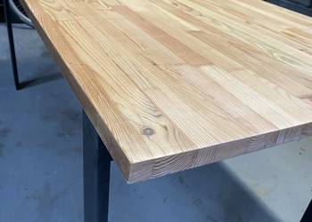 Stół loft lite drewno klejone