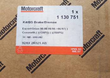 1130751 Klocki ham.przód Ford Escort/Orion