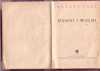 (9806) DUMNI I WOLNI – HOWARD FAST