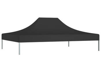 Dach do namiotu imprezowego 4 x 3 m czarny 270 g/m² WM-315360