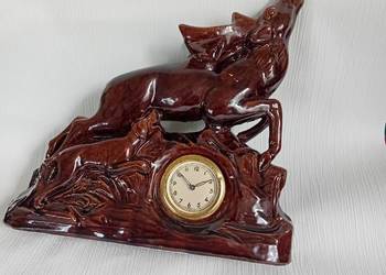 Zegar Kominkowy Porcelanowy