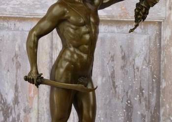 PERSEUSZ I MEDUZA - Perseusz - Meduza - figura z brązu rzeźba